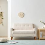 수오 밀리 생활발수 패브릭 좌식 겸용 2인용 소파