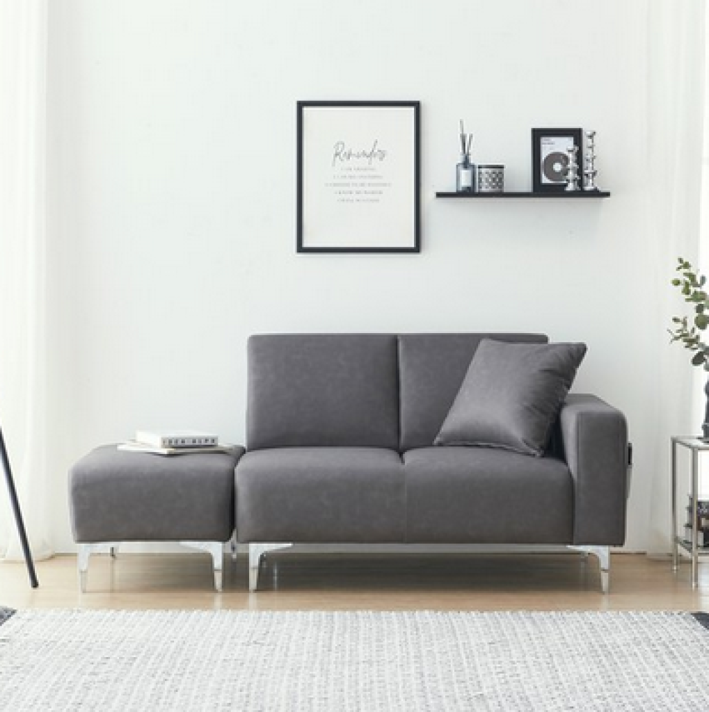 홈페리 코팽 아쿠아텍스 패브릭 거실 카우치형 2인용 소파