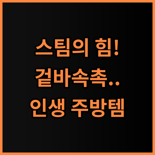 오르테 스팀 에어프라이어 겉바속촉 요리를 위한 주방 필수템 추천