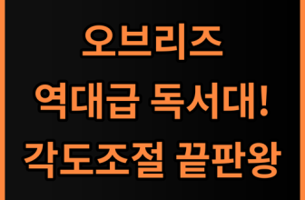 오브리즈 휴대용 독서대 추천 가죽 파우치 구성과 세밀한 각도 조절이 매력적인 사용 후기