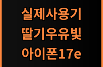 애플 아이폰 17e 자급제 실제 사용후기, 딸기우유 색감과 디자인 총정리