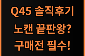 앤커 사운드코어 스페이스 Q45 노이즈캔슬링 무선헤드폰 실사용 후기 및 추천