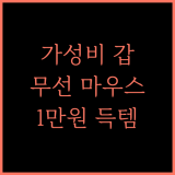 PANWEST 무선 마우스 가성비 끝판왕