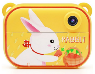 씽크리브 롤링디카 키즈 디지털 카메라 토끼 옐로우