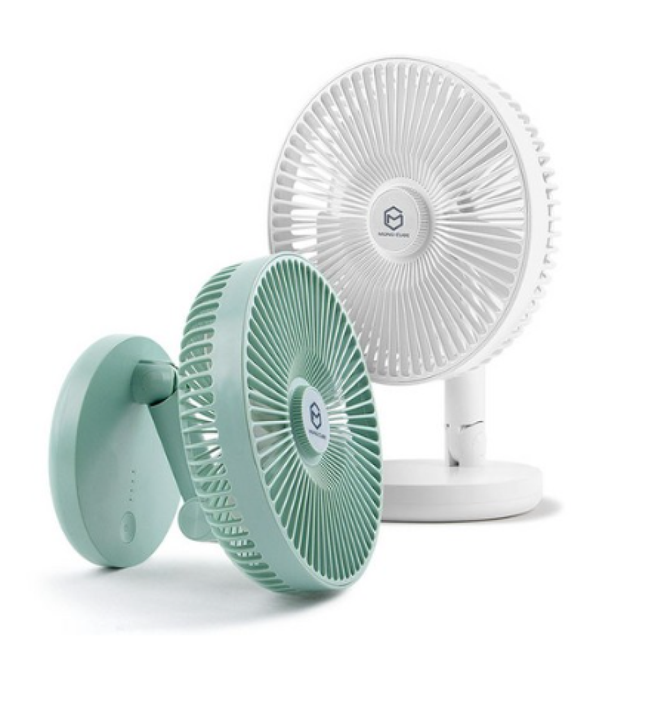 모노큐브 휴대 탁상 캠핑용 21cm 무선 선풍기